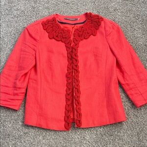 Boden Limited Edition Blazer with Raised Cording Detail, Sz.6, Exc. Cond.!